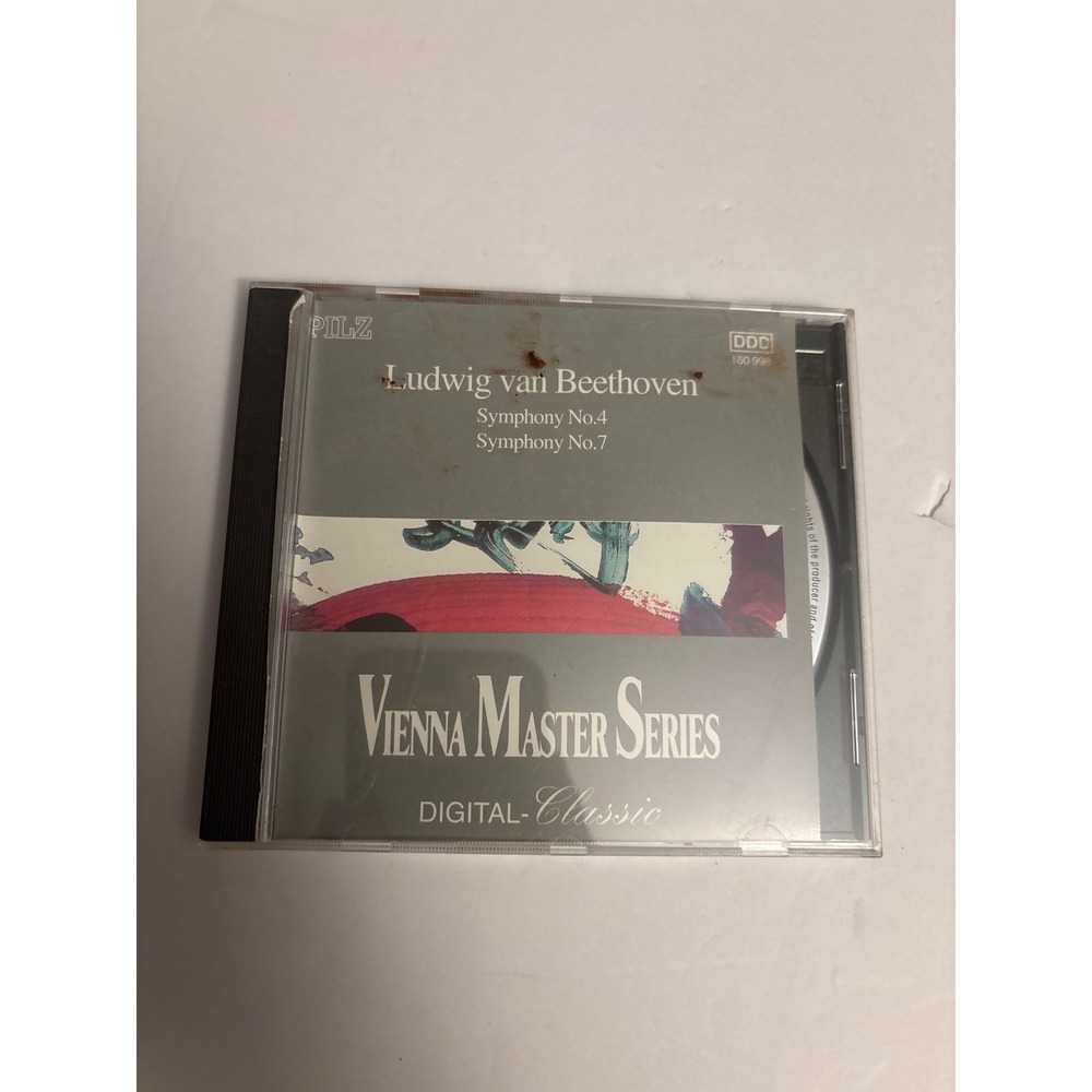 Ludwig van Beethoven Symphony‎ No 4 and No 7 Vienna Master Series CD Pilz DDD